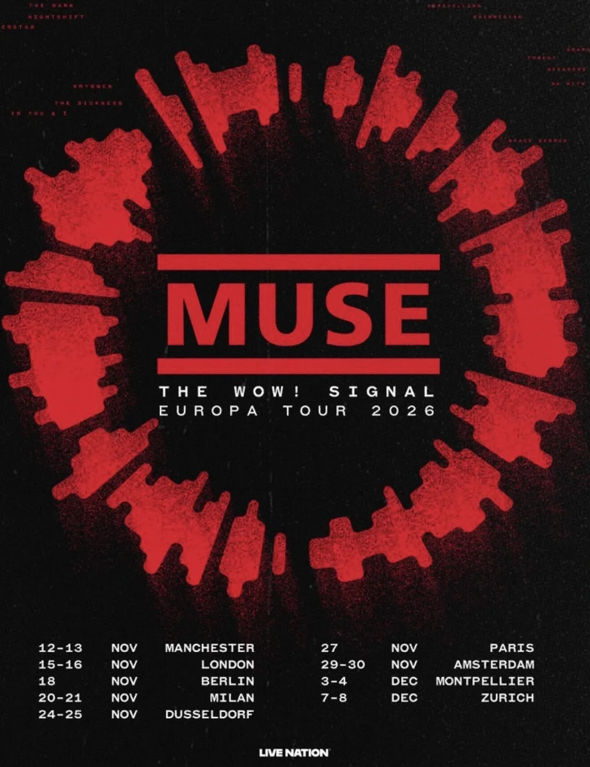 Billets Muse (Uber Arena - Berlin)