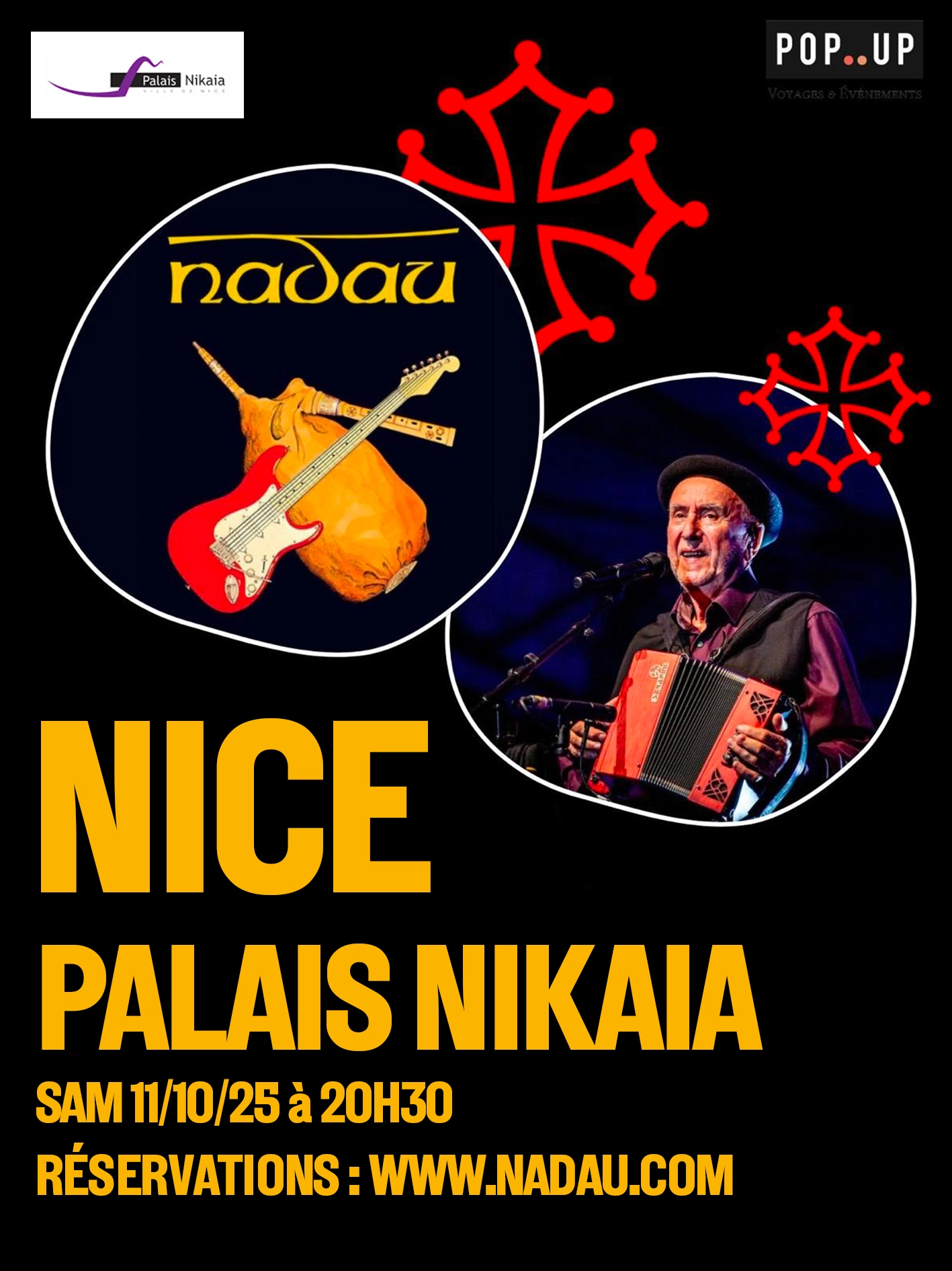 Billets Nadau (Palais Nikaia - Nice)