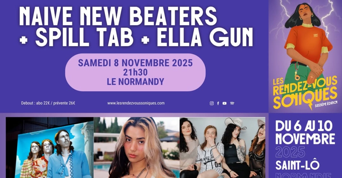 Billets Naive New Beaters (Le Normandy - Saint Lo)