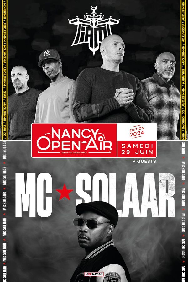 Nancy Open Air : IAM - MC Solaar at Zenith Nancy Tickets