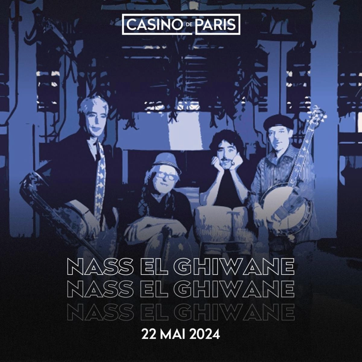 Nass El Ghiwane in der Casino de Paris Tickets