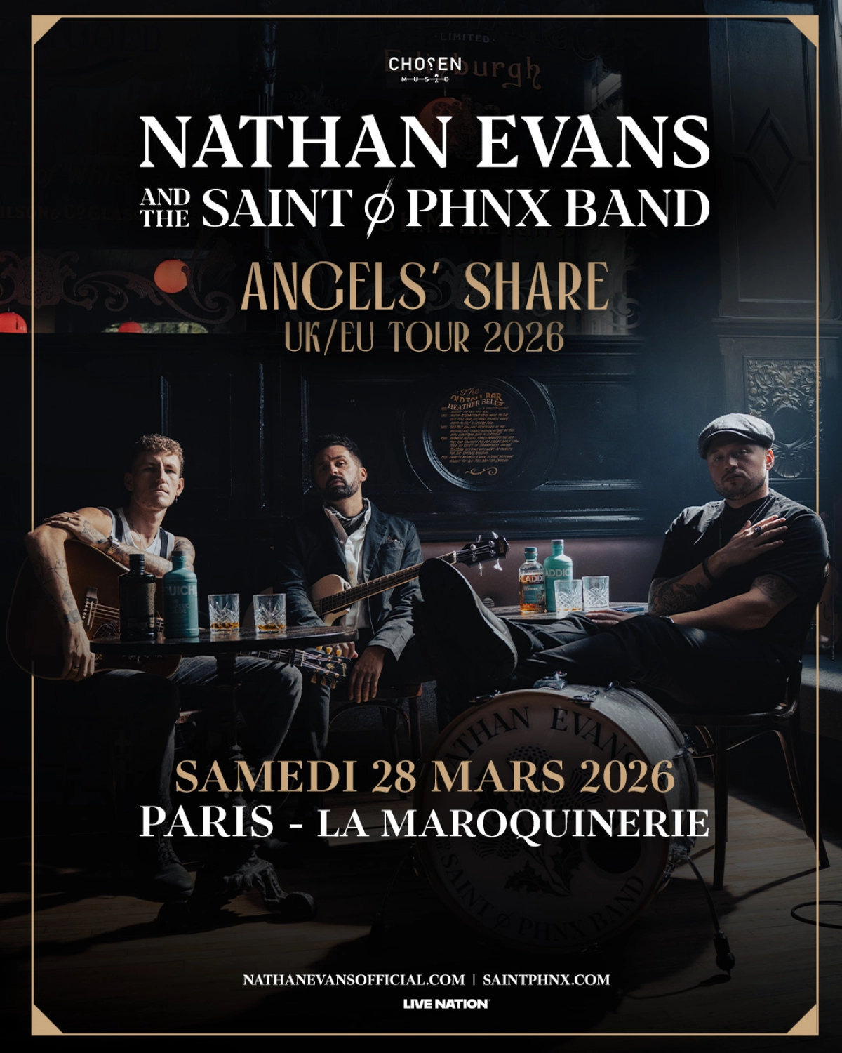Billets Nathan Evans - Saint Phnx Band (La Maroquinerie - Paris)