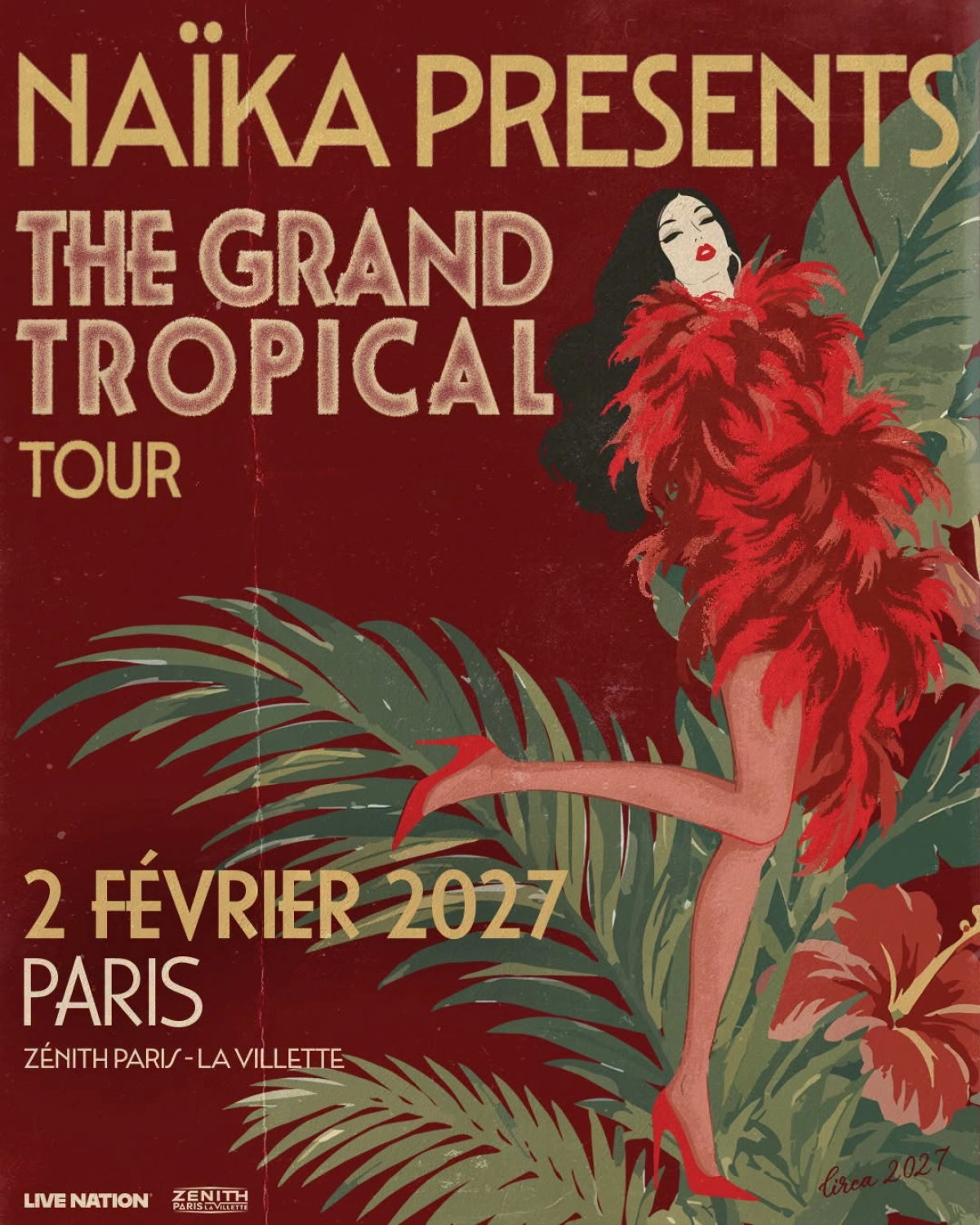 Billets Naïka (Zenith Paris - Paris)