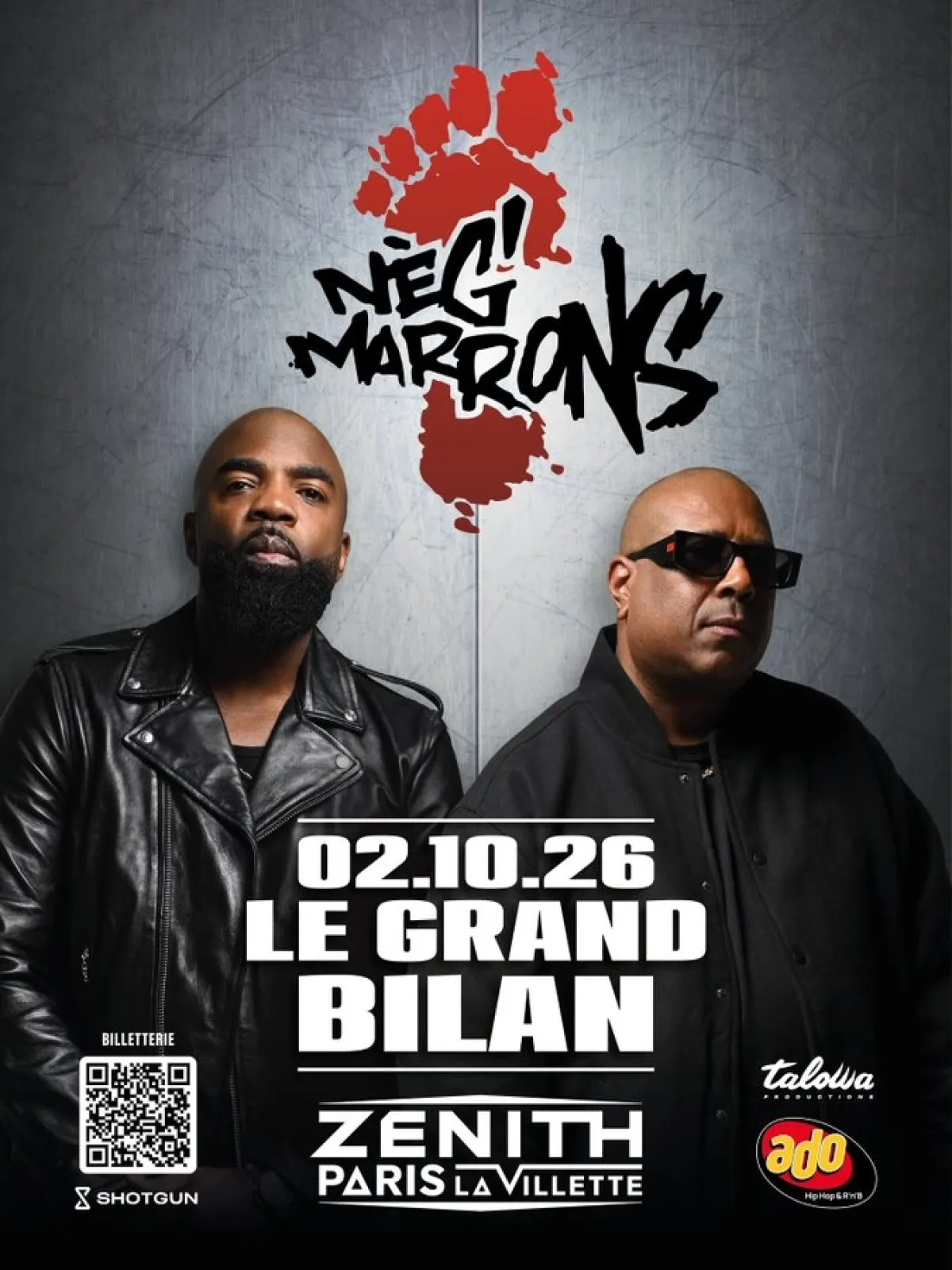 Billets Neg' Marrons (Zenith Paris - Paris)