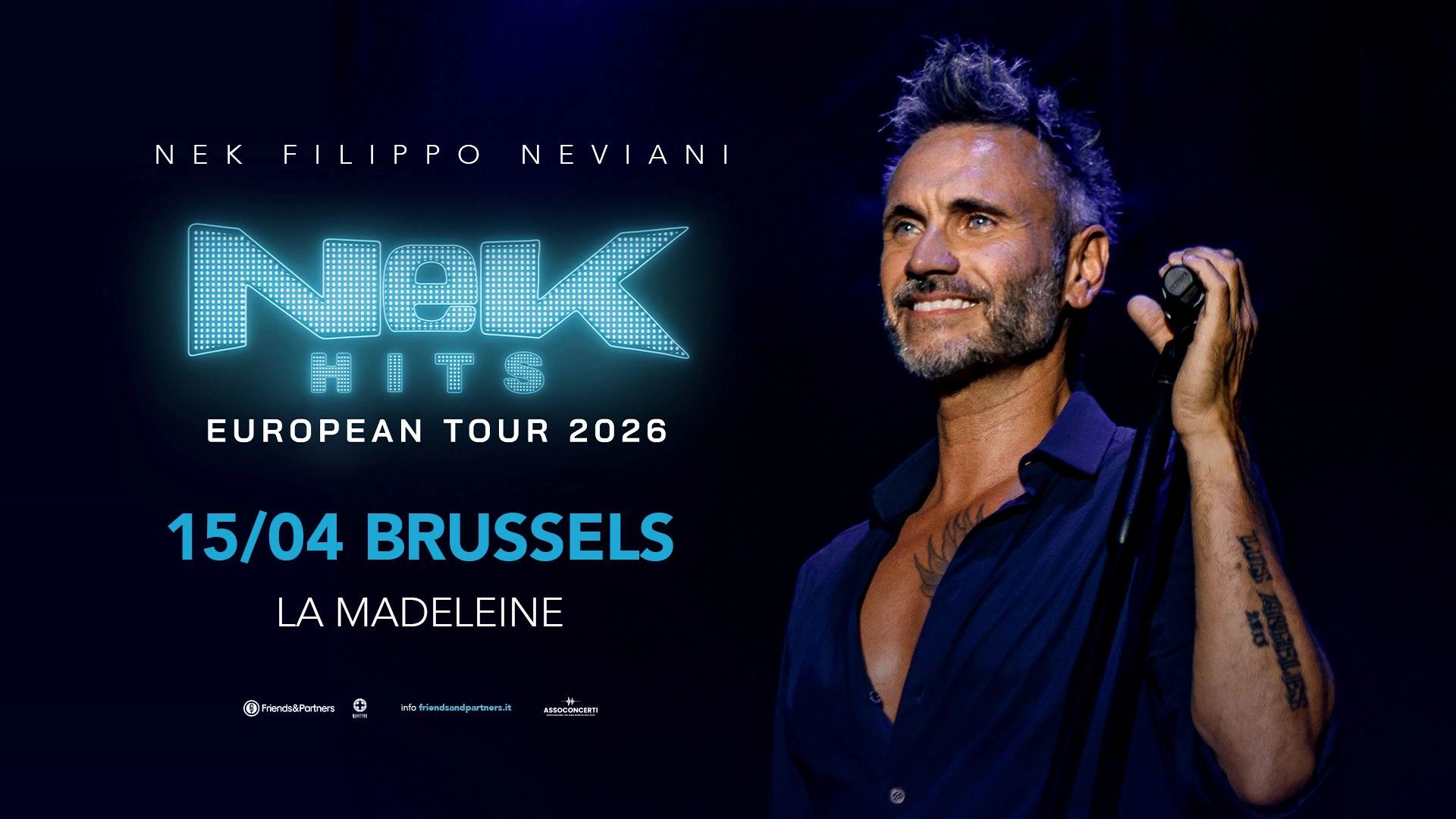 Nek at La Madeleine Tickets