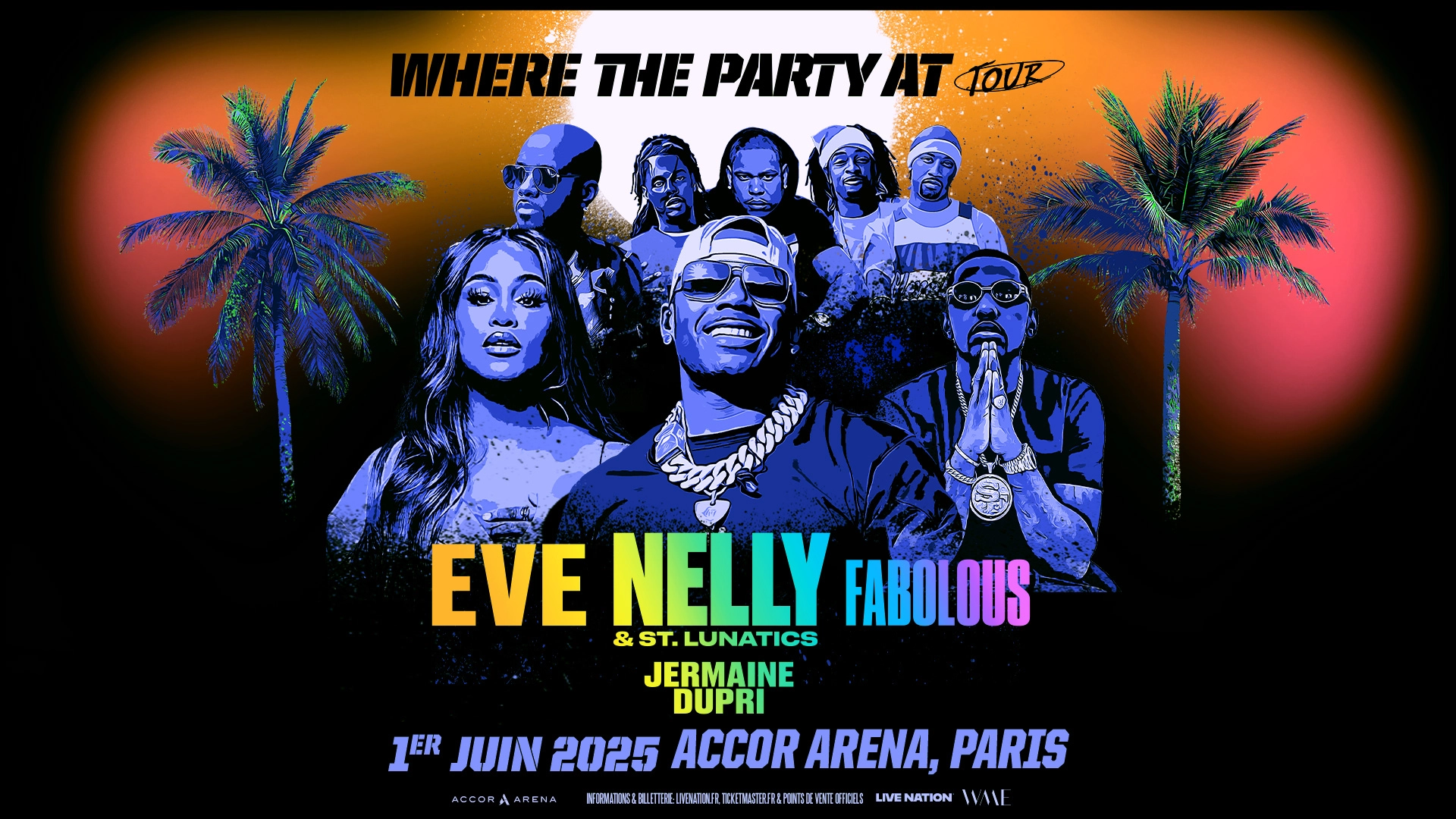 Billets Nelly (Adidas Arena - Paris)