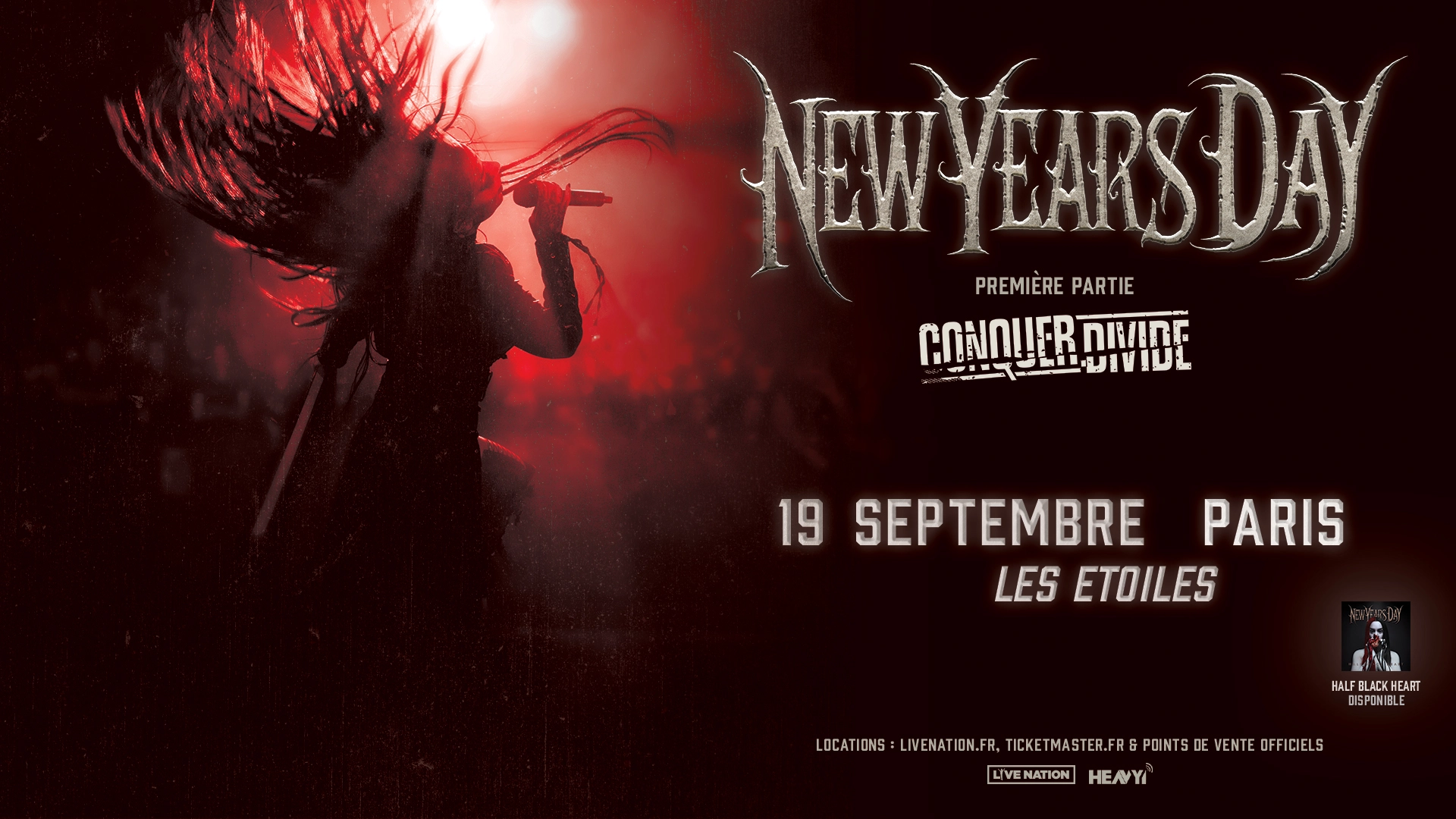 New Years Day en Les Etoiles Tickets