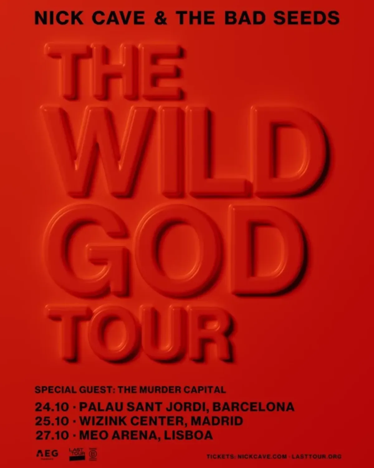 Nick Cave and the Bad Seeds al Palau Sant Jordi Tickets