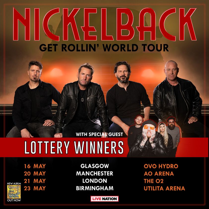 Billets Nickelback (Manchester AO Arena - Manchester)