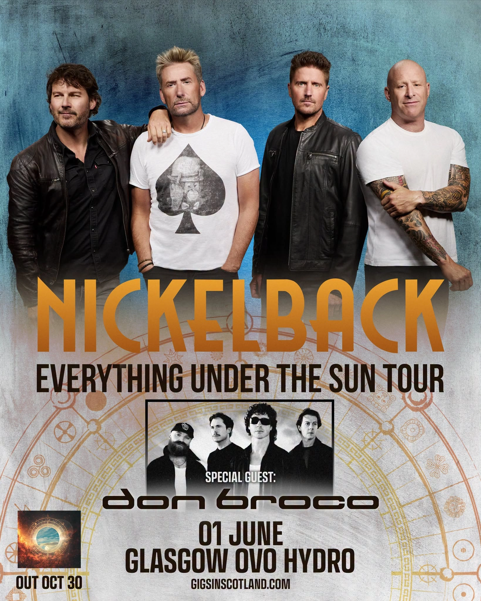 Billets Nickelback (Ovo Hydro - Glasgow)