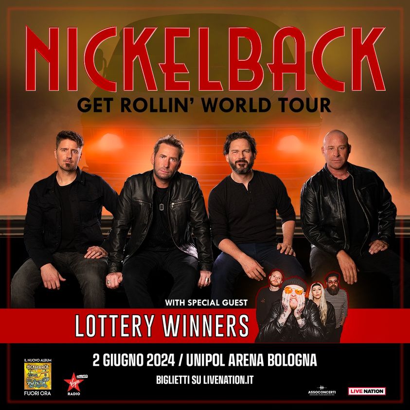 Billets Nickelback (Unipol Arena - Bologne)