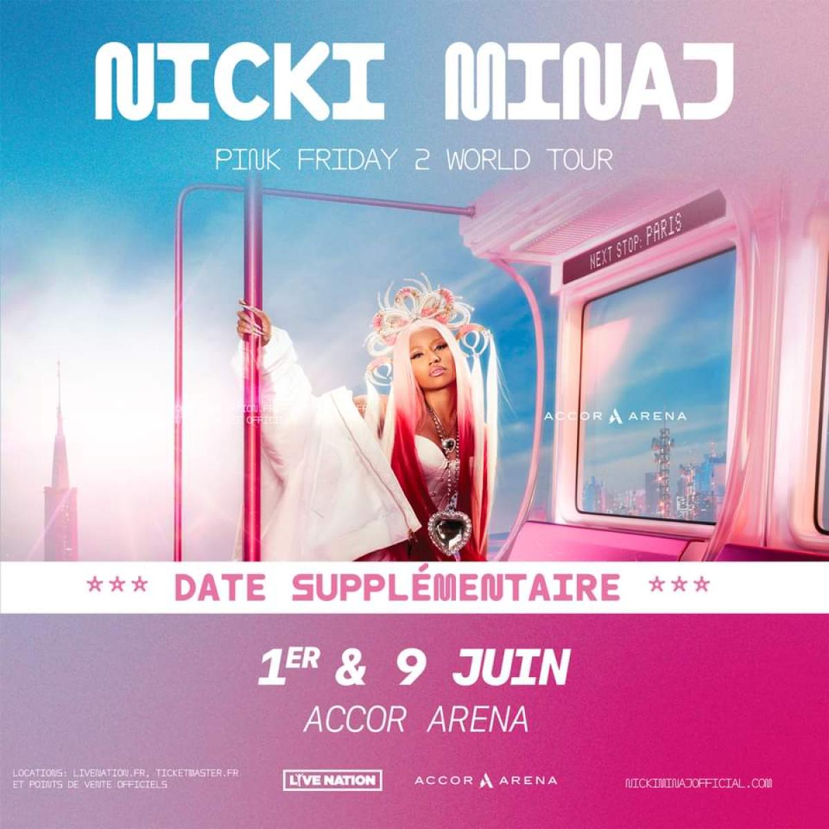 Billets Nicki Minaj (Accor Arena - Paris)