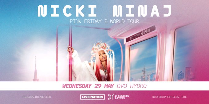 Nicki Minaj en Ovo Hydro Tickets