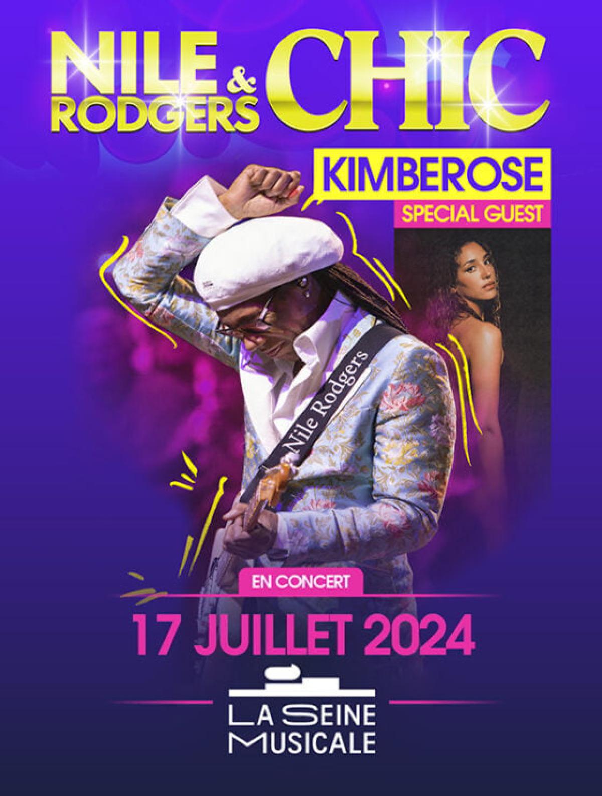 Nile Rodgers - Chic en La Seine Musicale Tickets