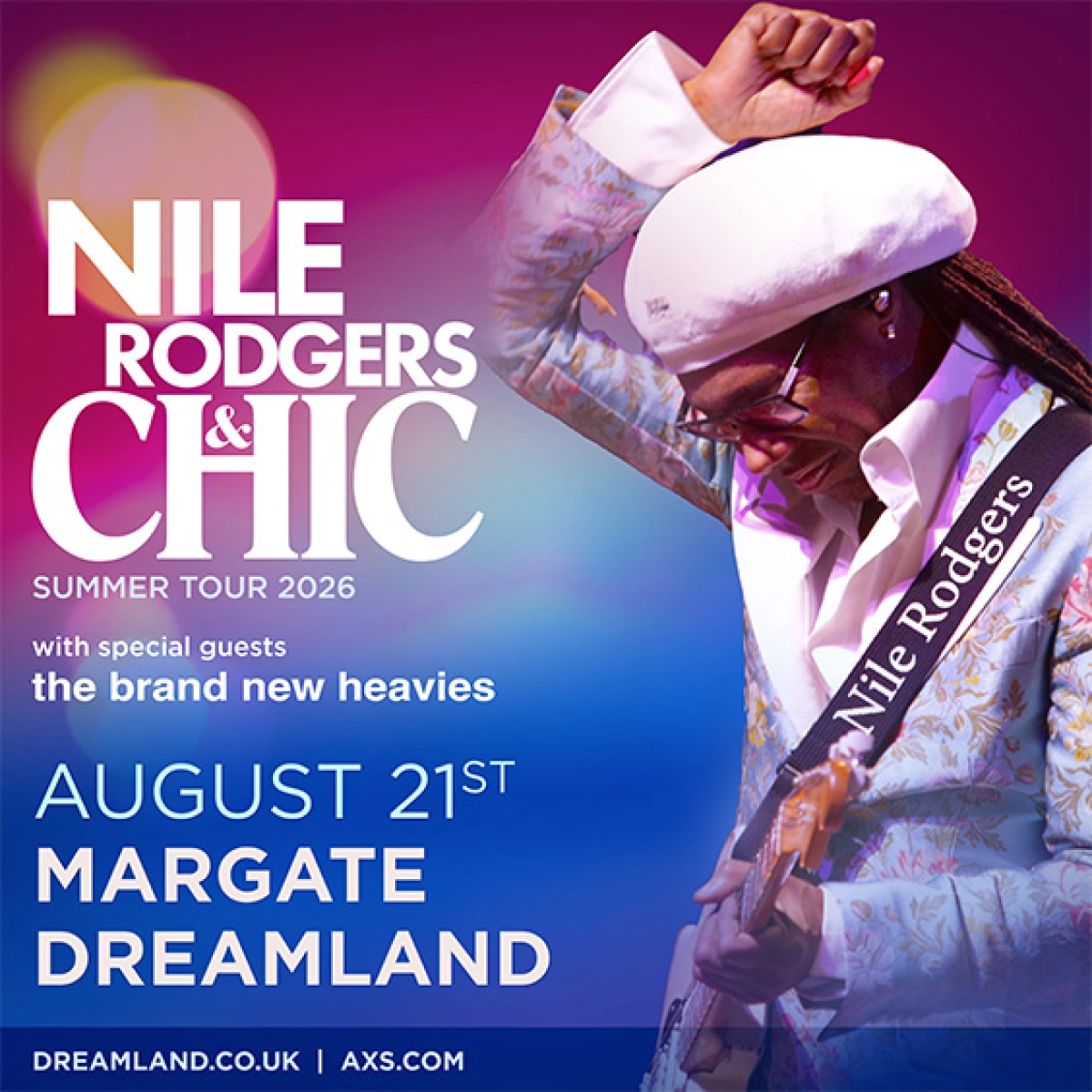 Nile Rodgers and Chic al Dreamland Margate Tickets