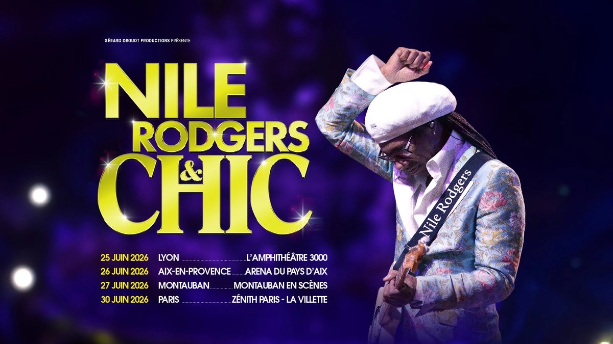 Billets Nile Rodgers and Chic (L'amphitheatre - Lyon)