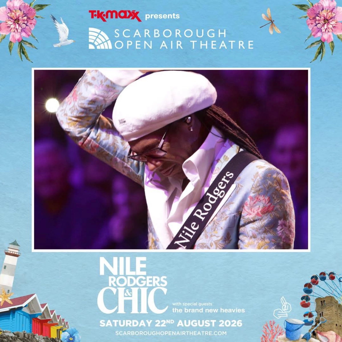 Nile Rodgers and Chic en Scarborough Open Air Theatre Tickets