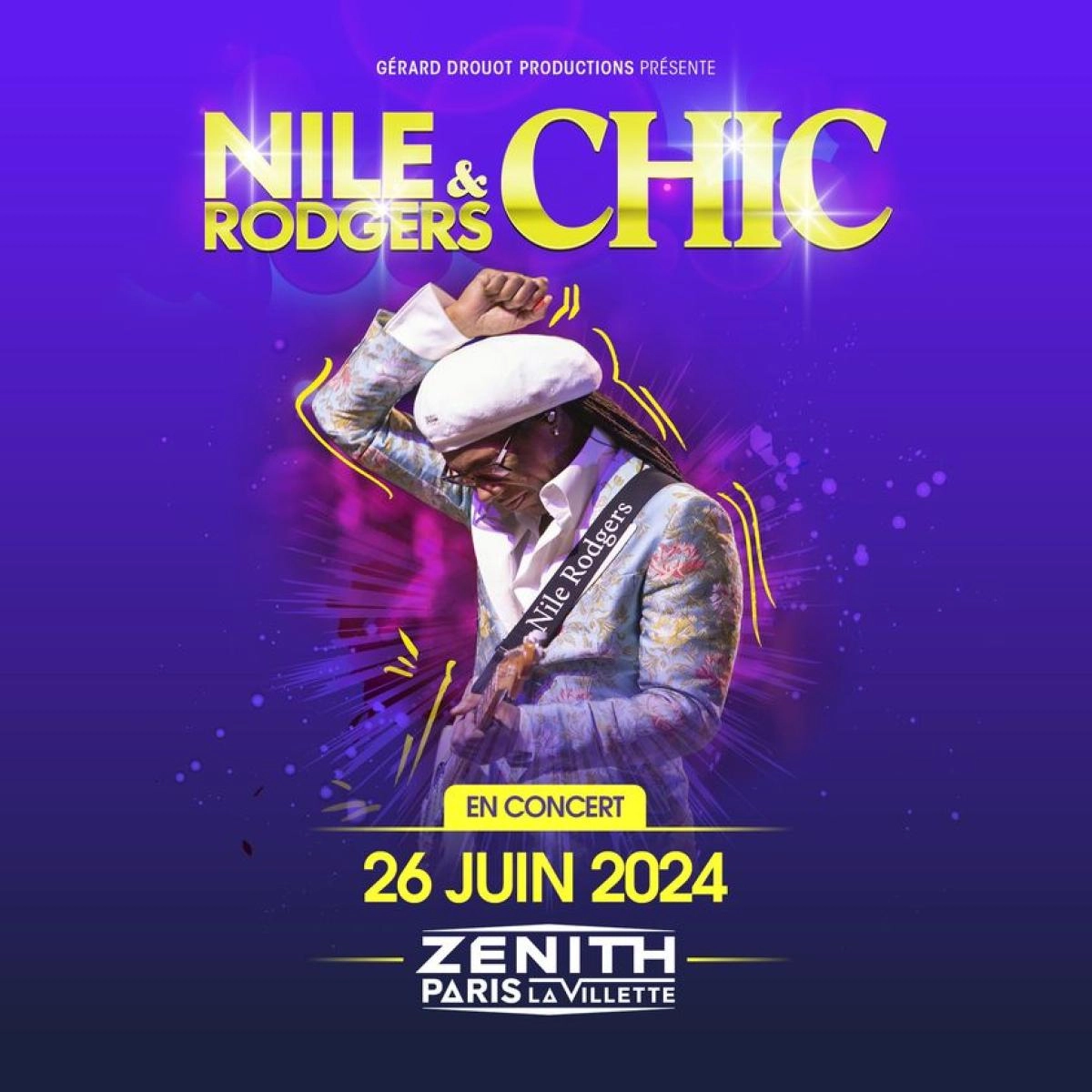 Nile Rodgers and Chic en Zenith Paris Tickets