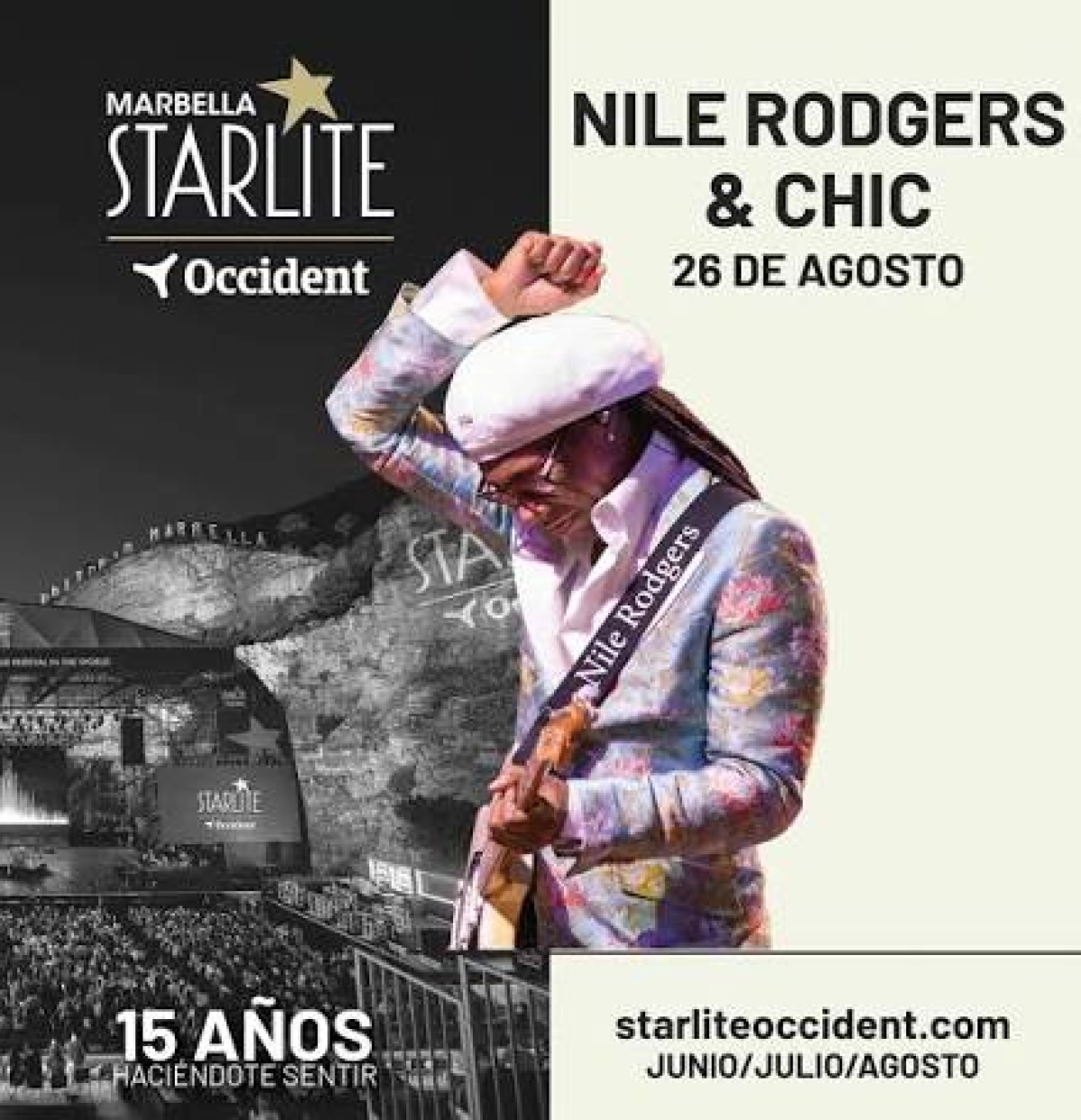 Nile Rodgers - Chic at Starlite Marbella Tickets