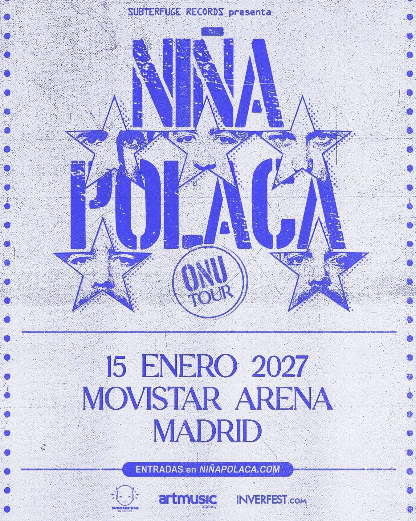 Billets Nina Polaca (Movistar Arena Madrid - Madrid)