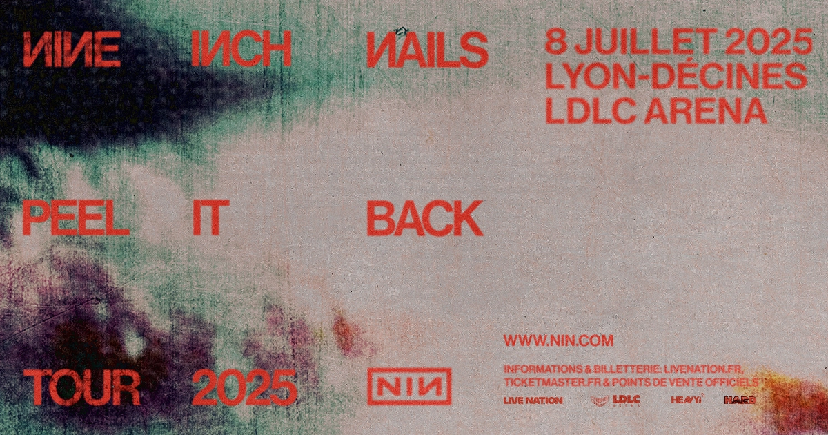Billets Nine Inch Nails (LDLC Arena - Lyon)