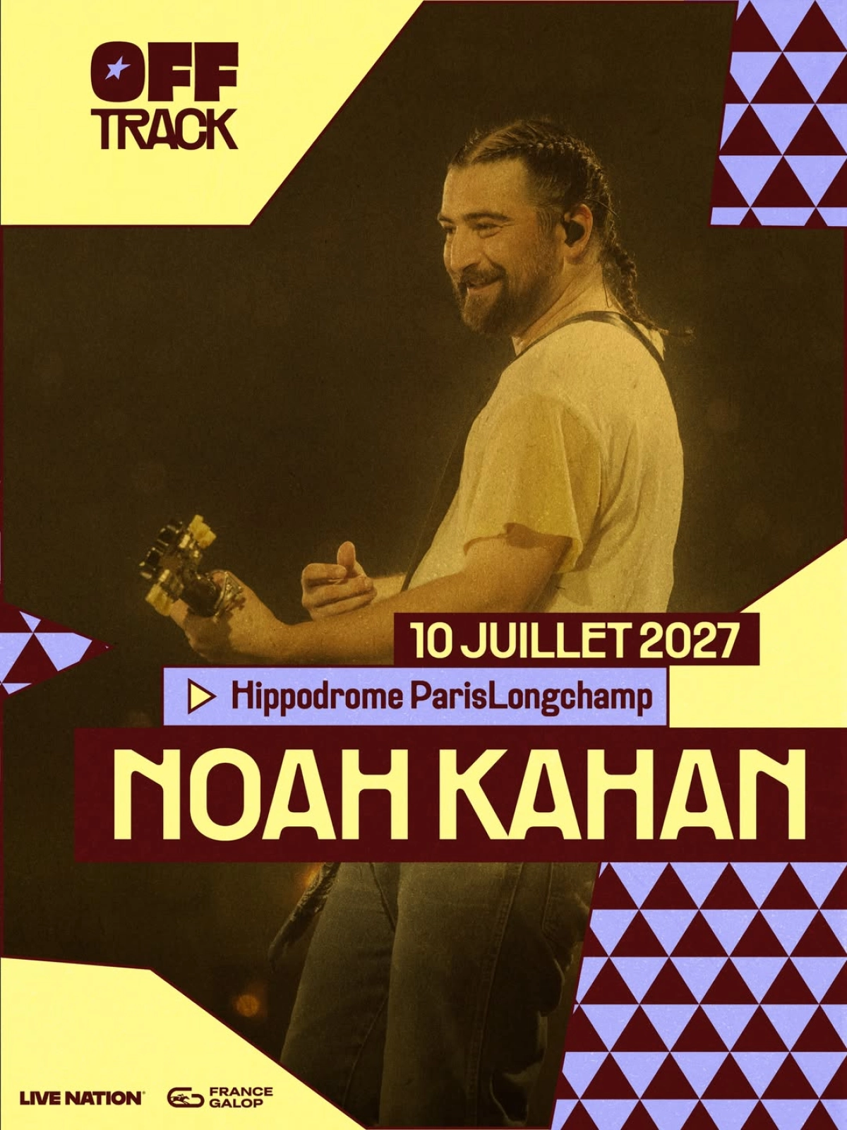 Billets Noah Kahan (Hippodrome de Longchamp - Paris)