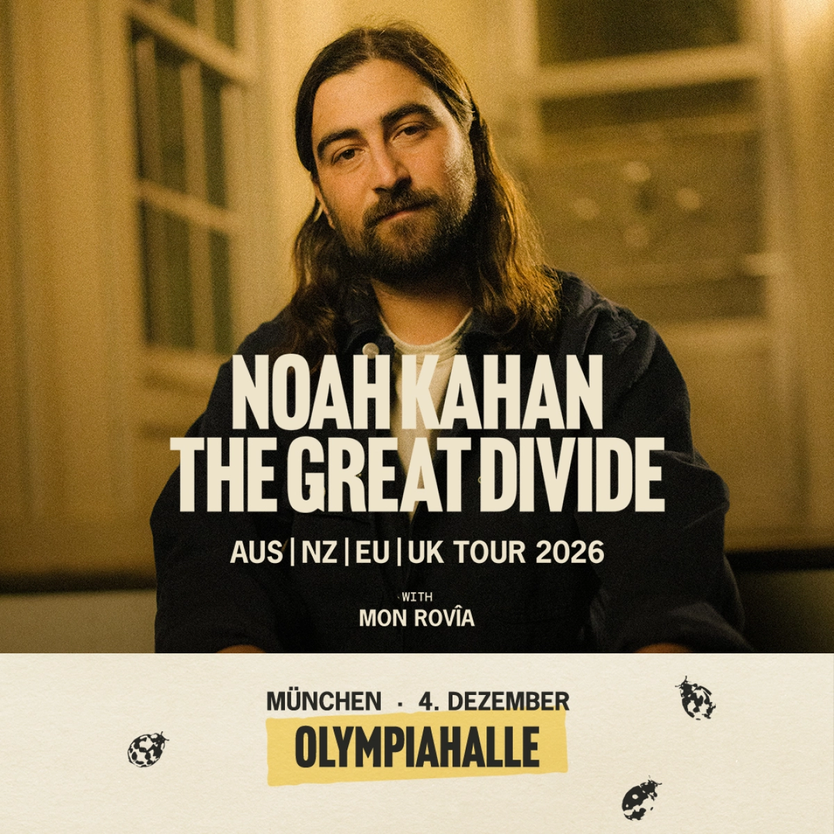 Noah Kahan in der Olympiahalle München Tickets