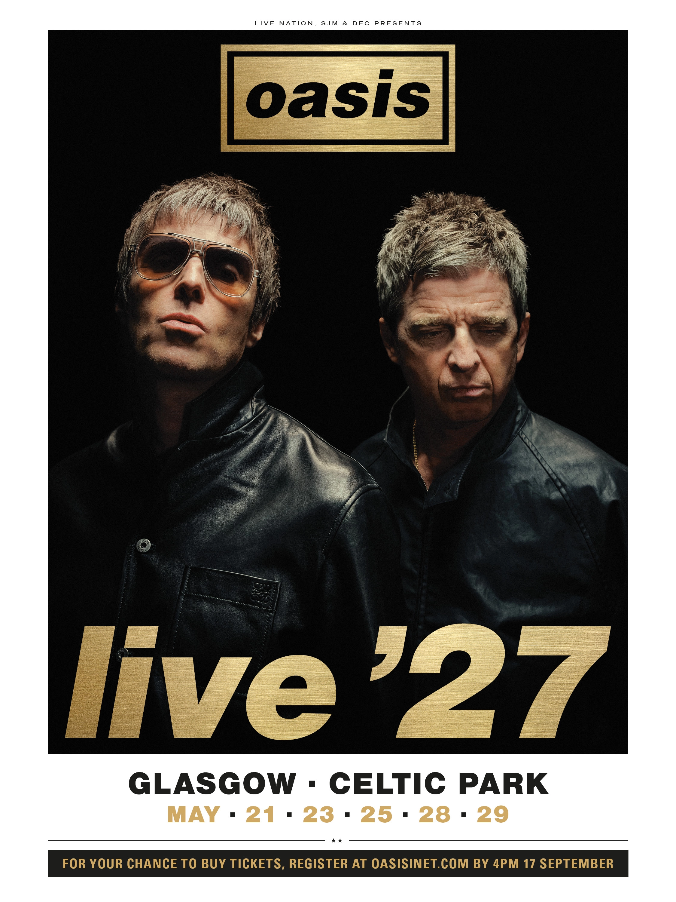 Oasis at Celtic Park Tickets