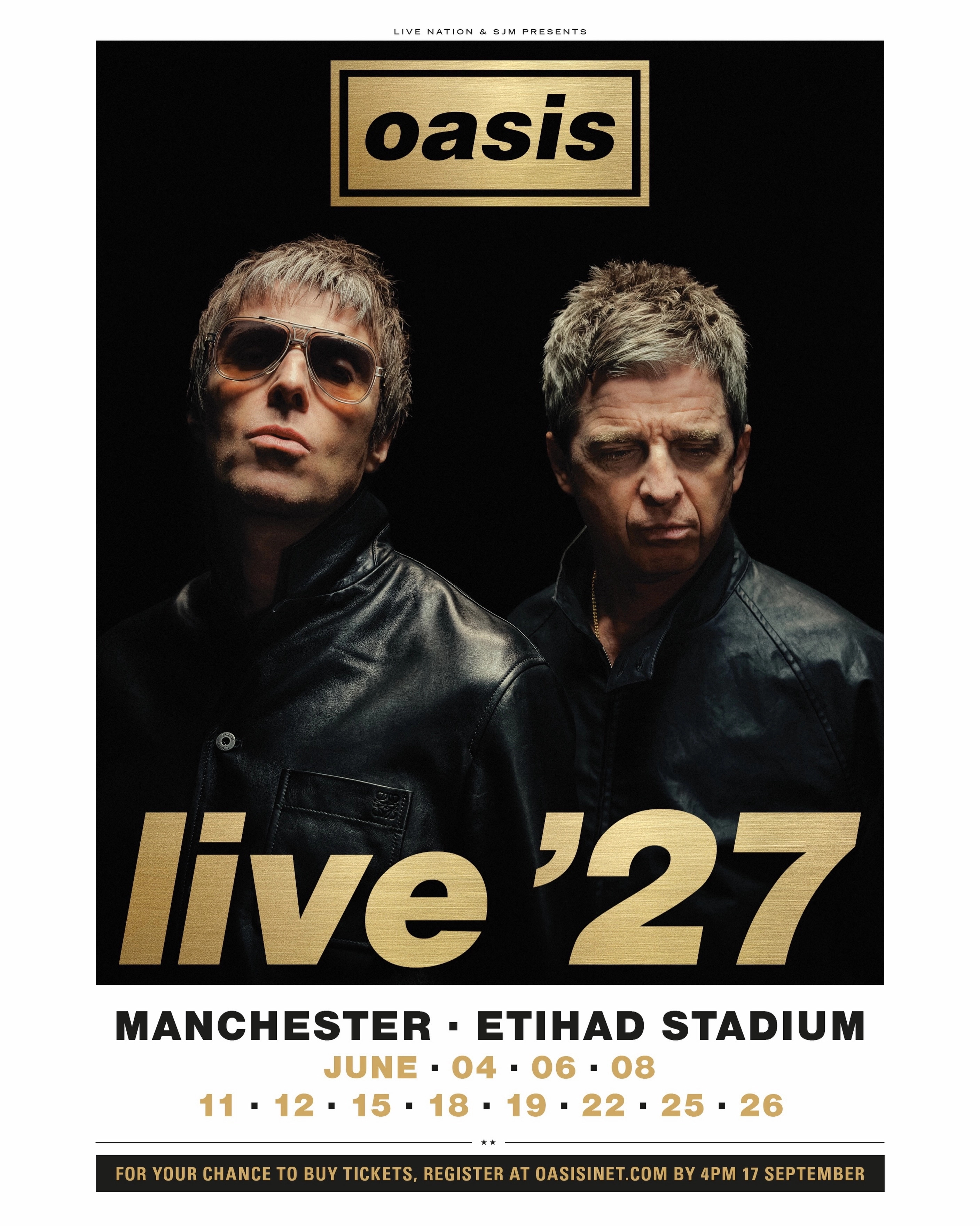 Oasis at Etihad Stadium Tickets