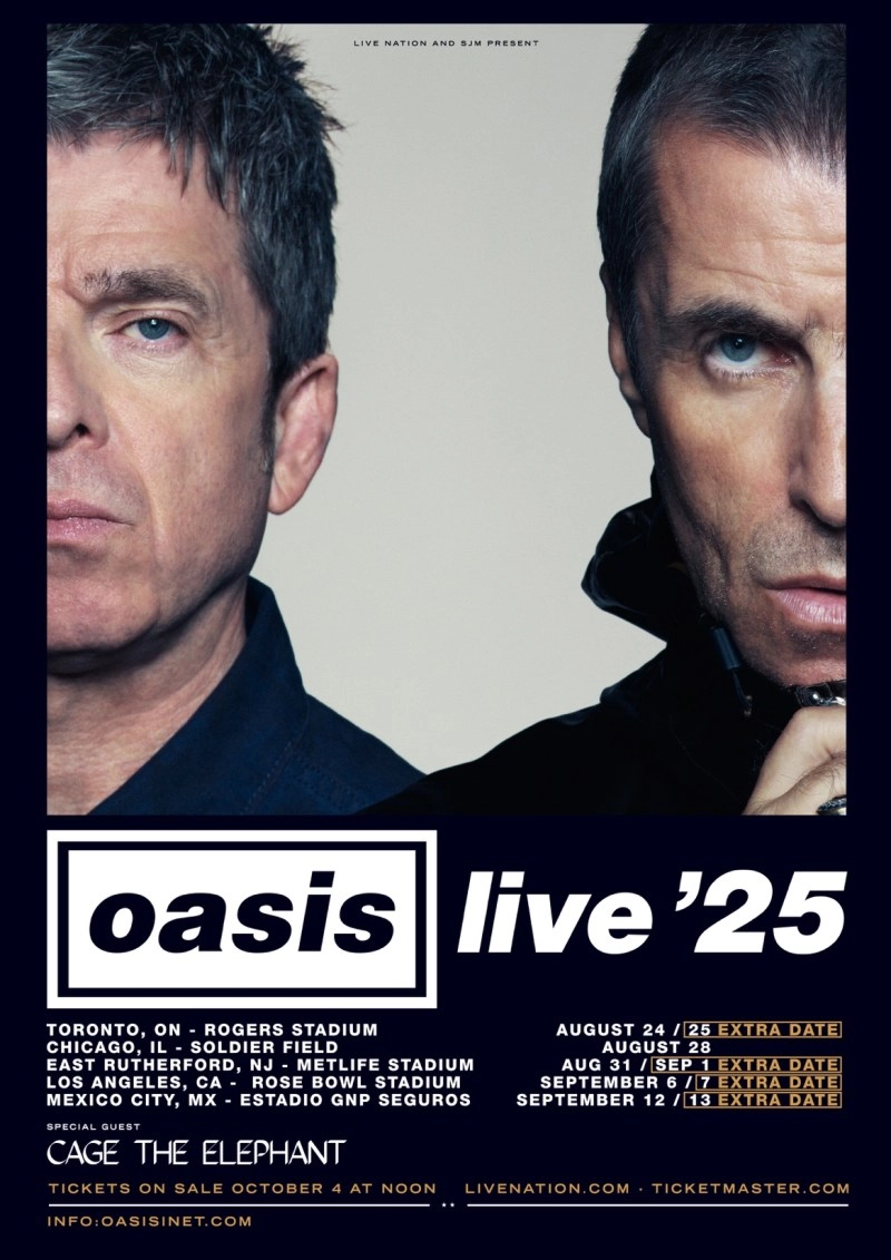 Billets Oasis Live '25 (MetLife Stadium - East Rutherford)