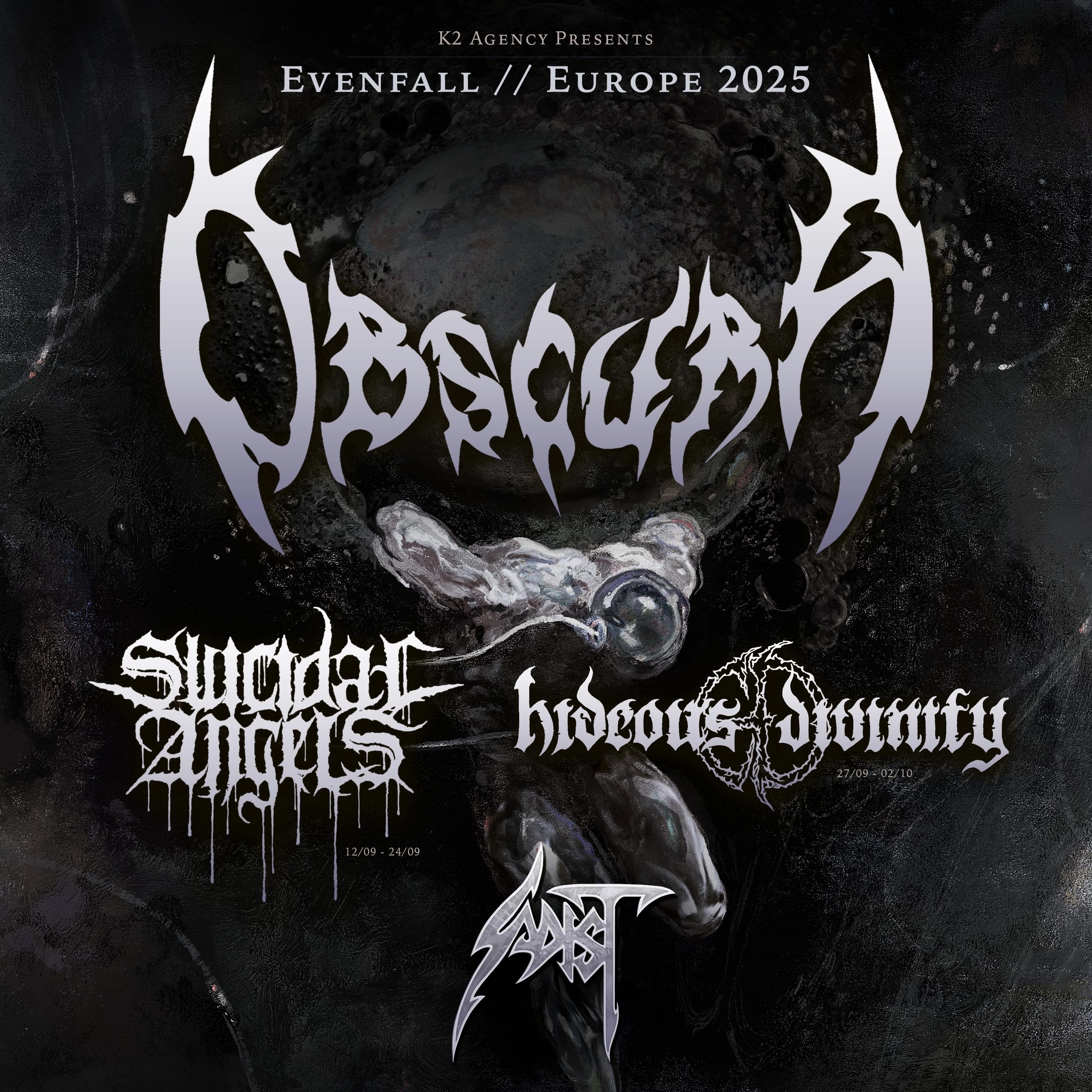 Billets Obscura - Hideous Divinity - Sadist (Viper Room Vienna - Vienne)