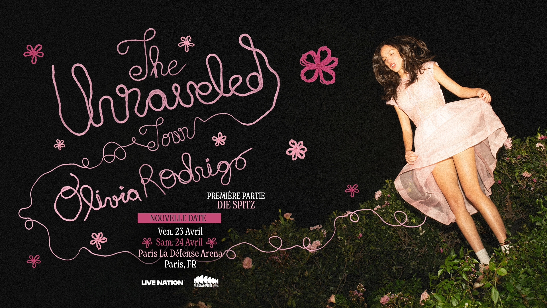 Olivia Rodrigo al Paris La Defense Arena Tickets