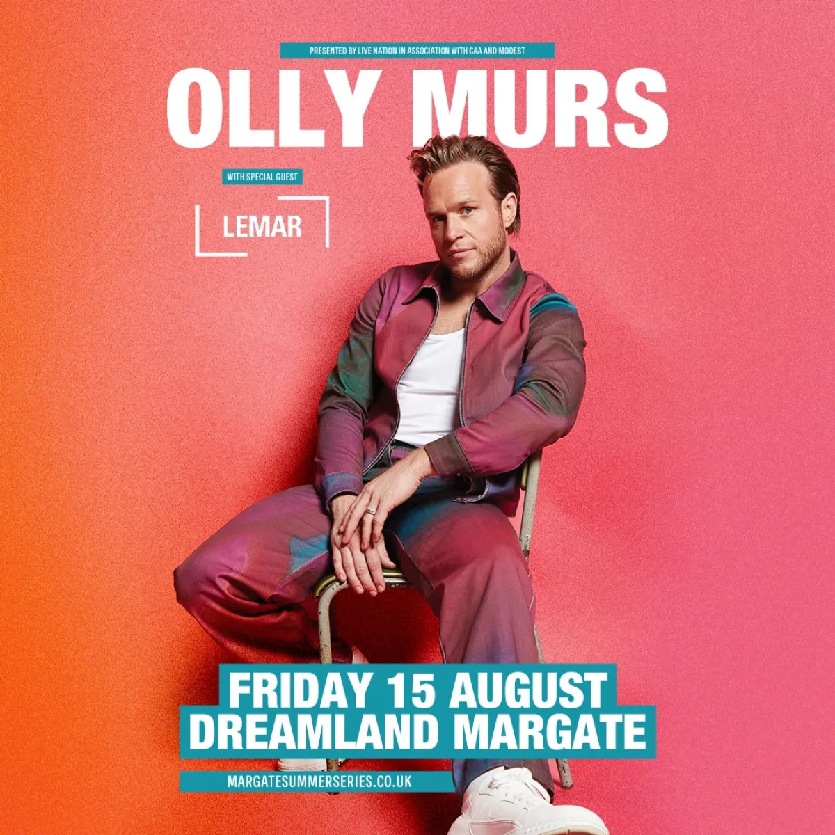 Billets Olly Murs (Dreamland Margate - Margate)