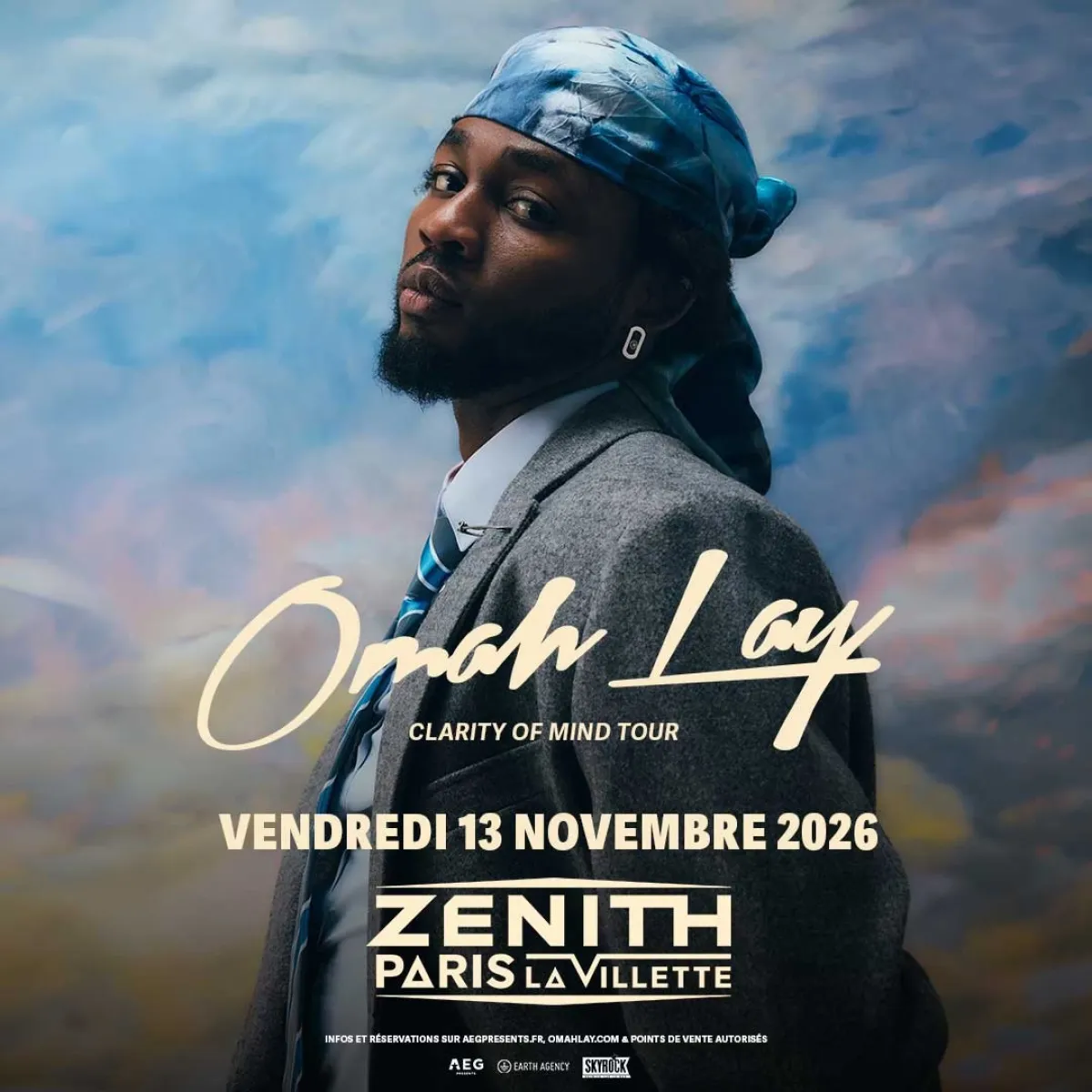 Billets Omah Lay (Zenith Paris - Paris)