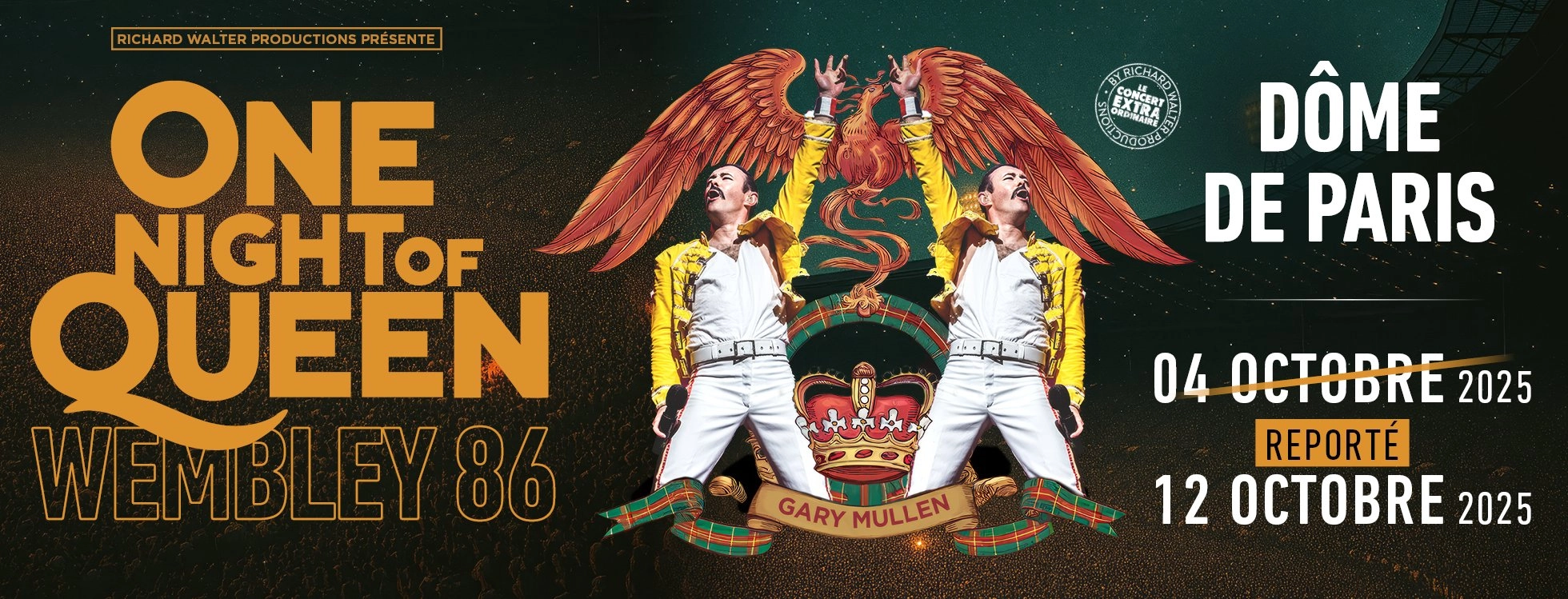 Billets One Night of Queen (Palais des Sports - Dome de Paris - Paris)