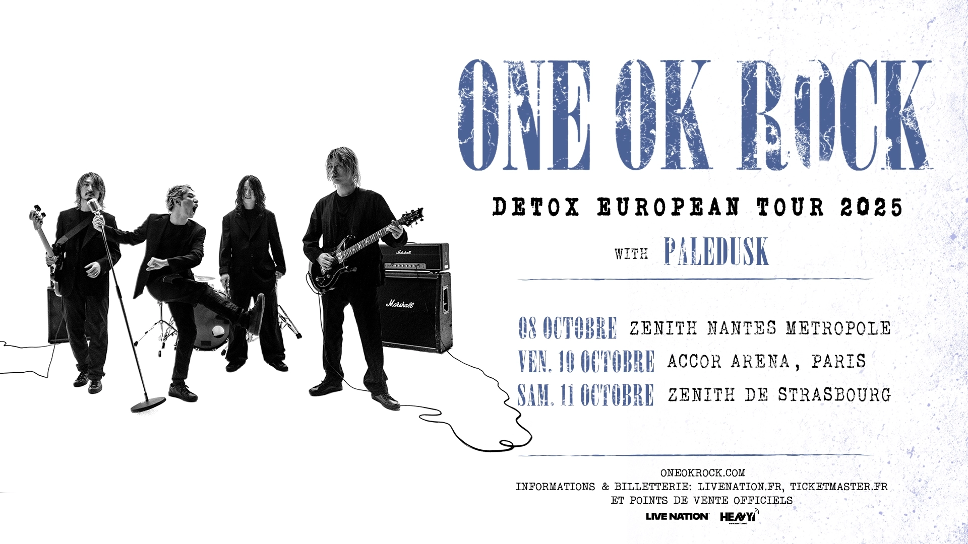 Billets One OK Rock (Zenith Strasbourg - Strasbourg)