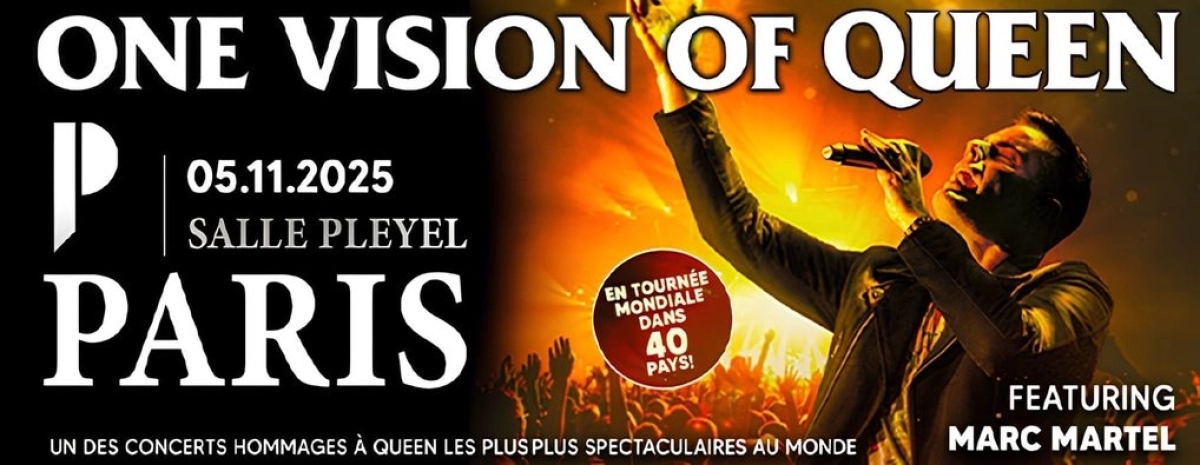 One Vision of Queen avec Marc Martel en Salle Pleyel Tickets