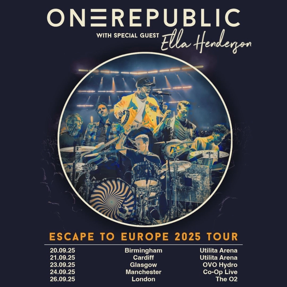 Billets OneRepublic (Co-op Live - Manchester)