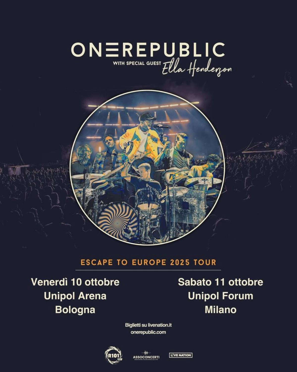 Billets OneRepublic (Forum Milano - Milan)