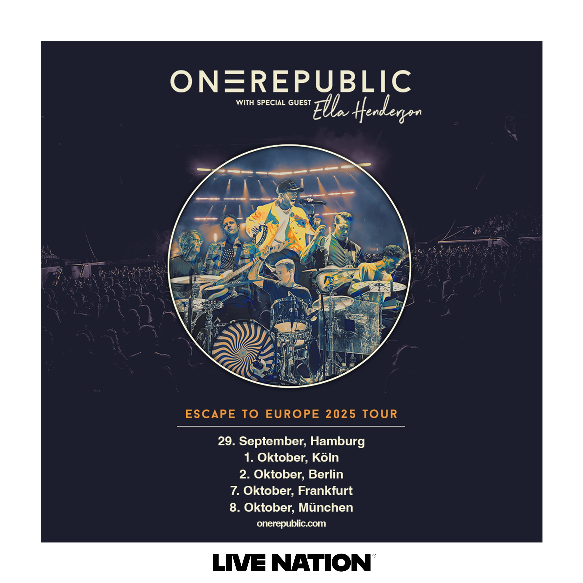 Billets OneRepublic (Uber Arena - Berlin)