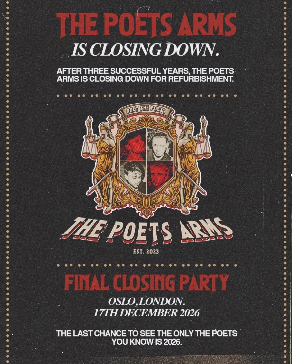 Only The Poets at London Oslo Hackney Tickets