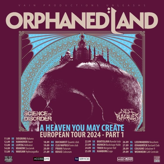 Orphaned Land - Science Of Disorder - Nest Of Plagues al Backstage Werk Tickets