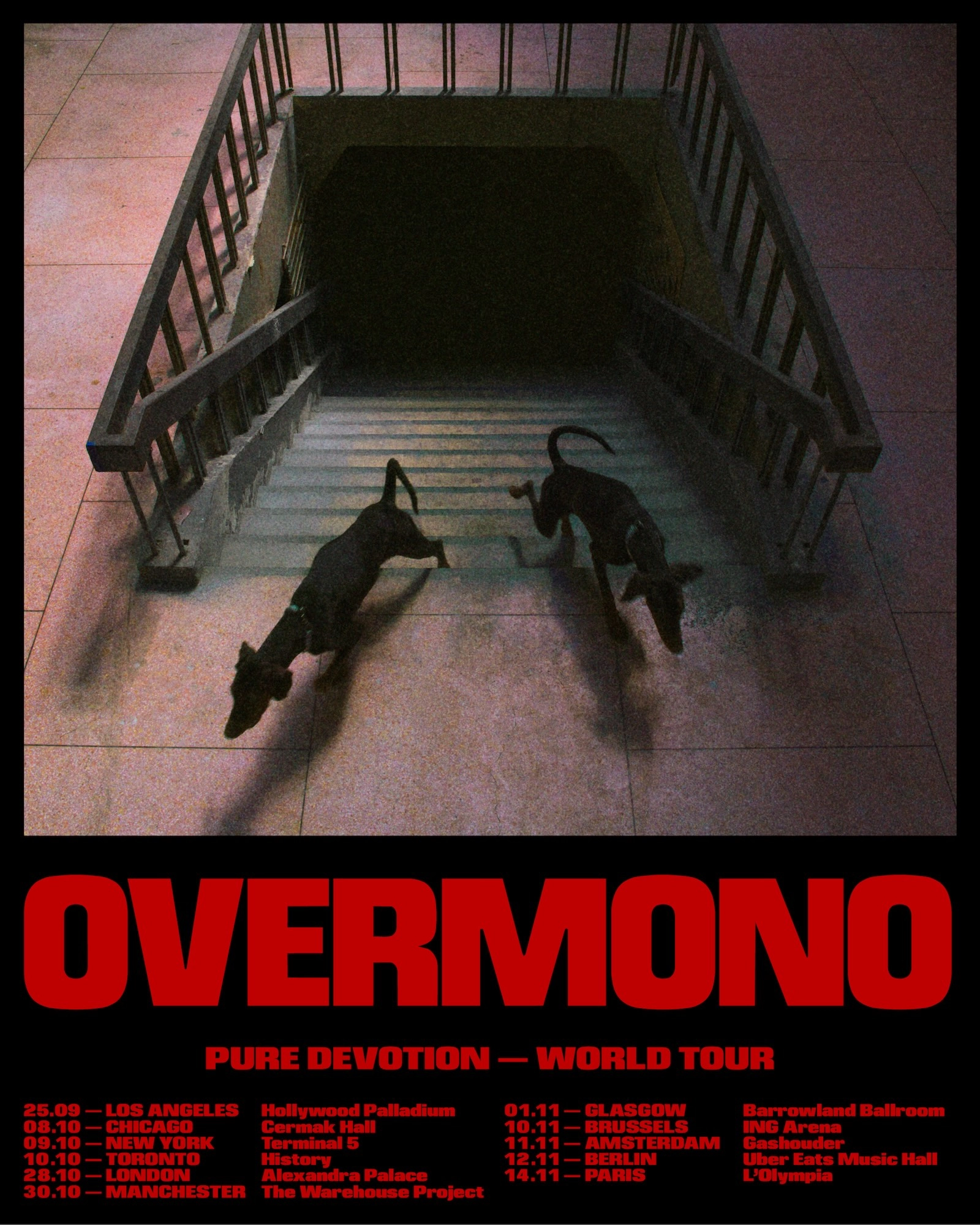 Overmono in der Uber Eats Music Hall Tickets