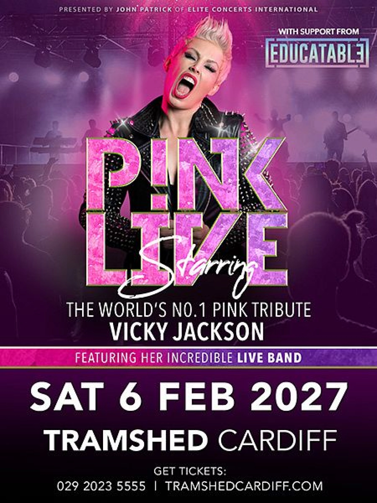P!nk Live - Vicky Jackson at Tramshed Cardiff Tickets