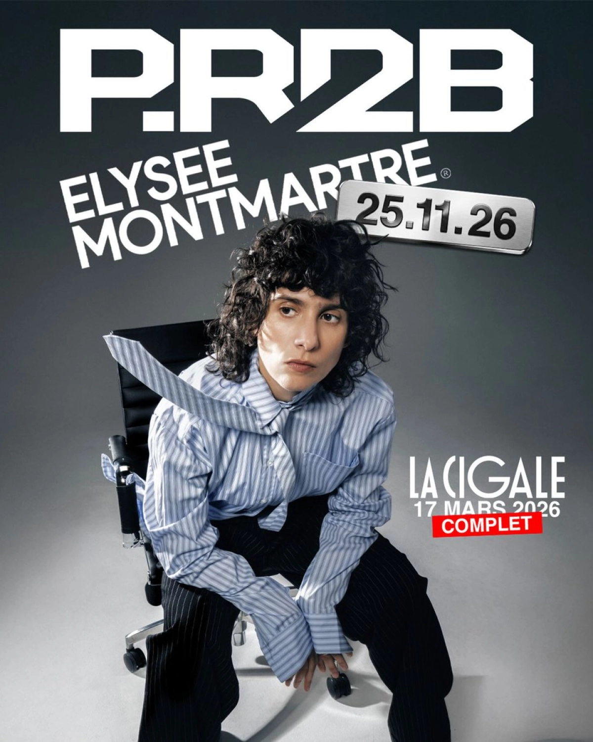 Billets P.R2B (Elysee Montmartre - Paris)