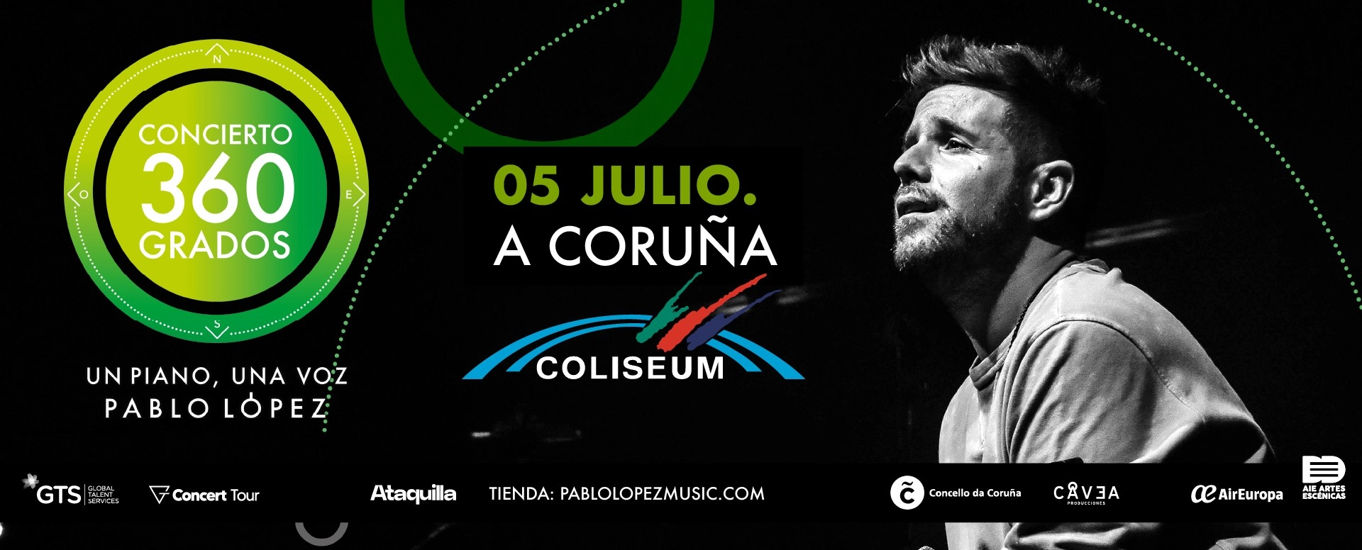 Pablo López en Coliseum da Coruna Tickets