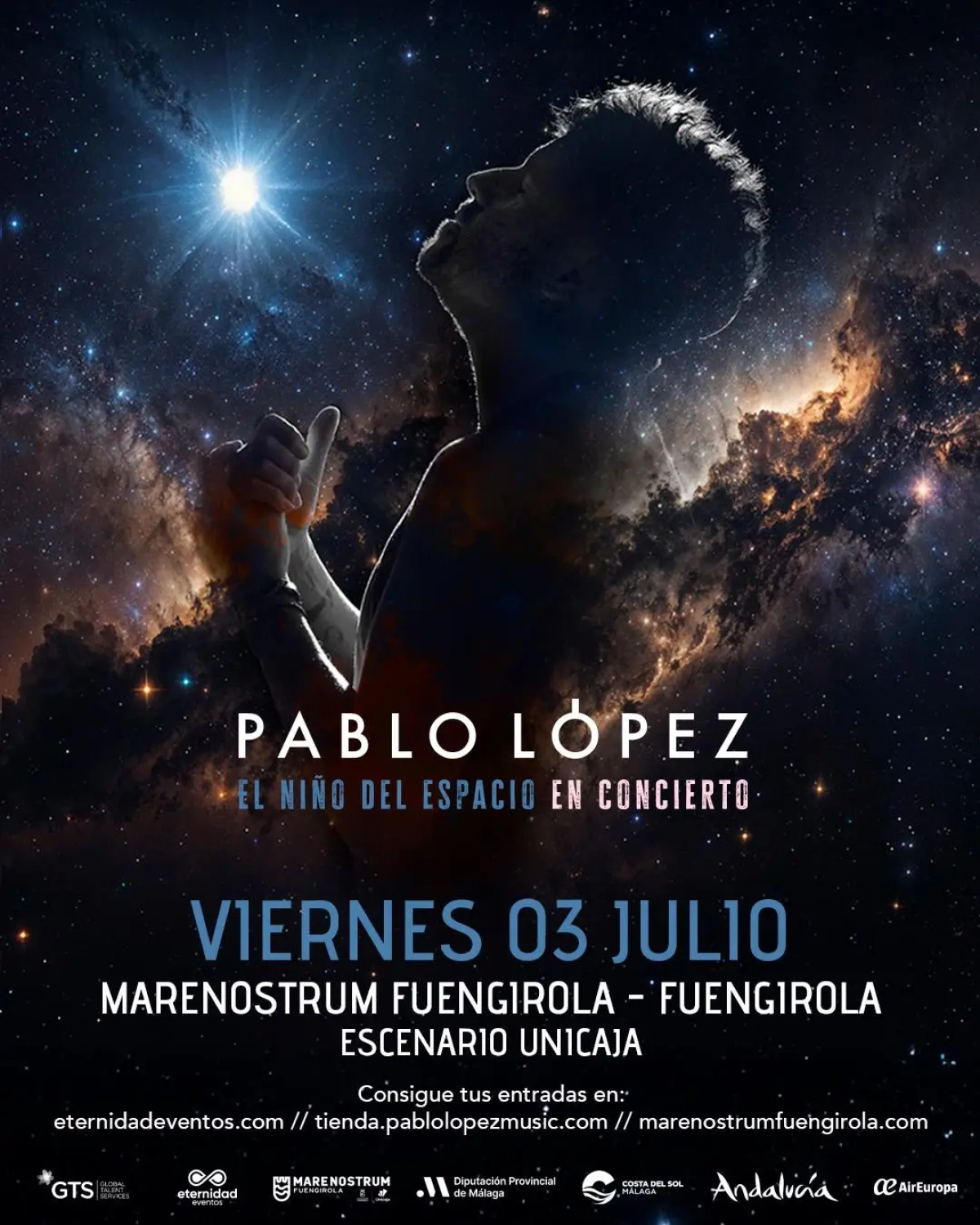 Pablo López at Marenostrum Castle Park Tickets