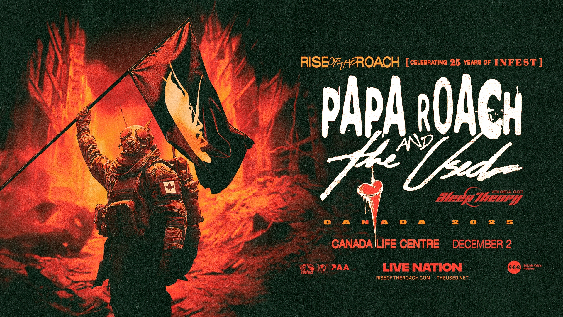 Billets Papa Roach (Canada Life Centre - Winnipeg)