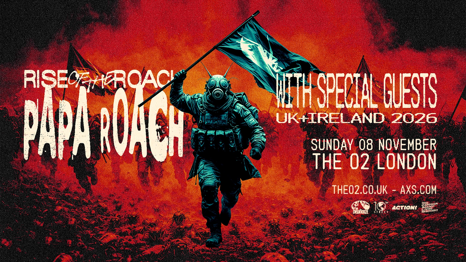 Papa Roach at The O2 Arena Tickets