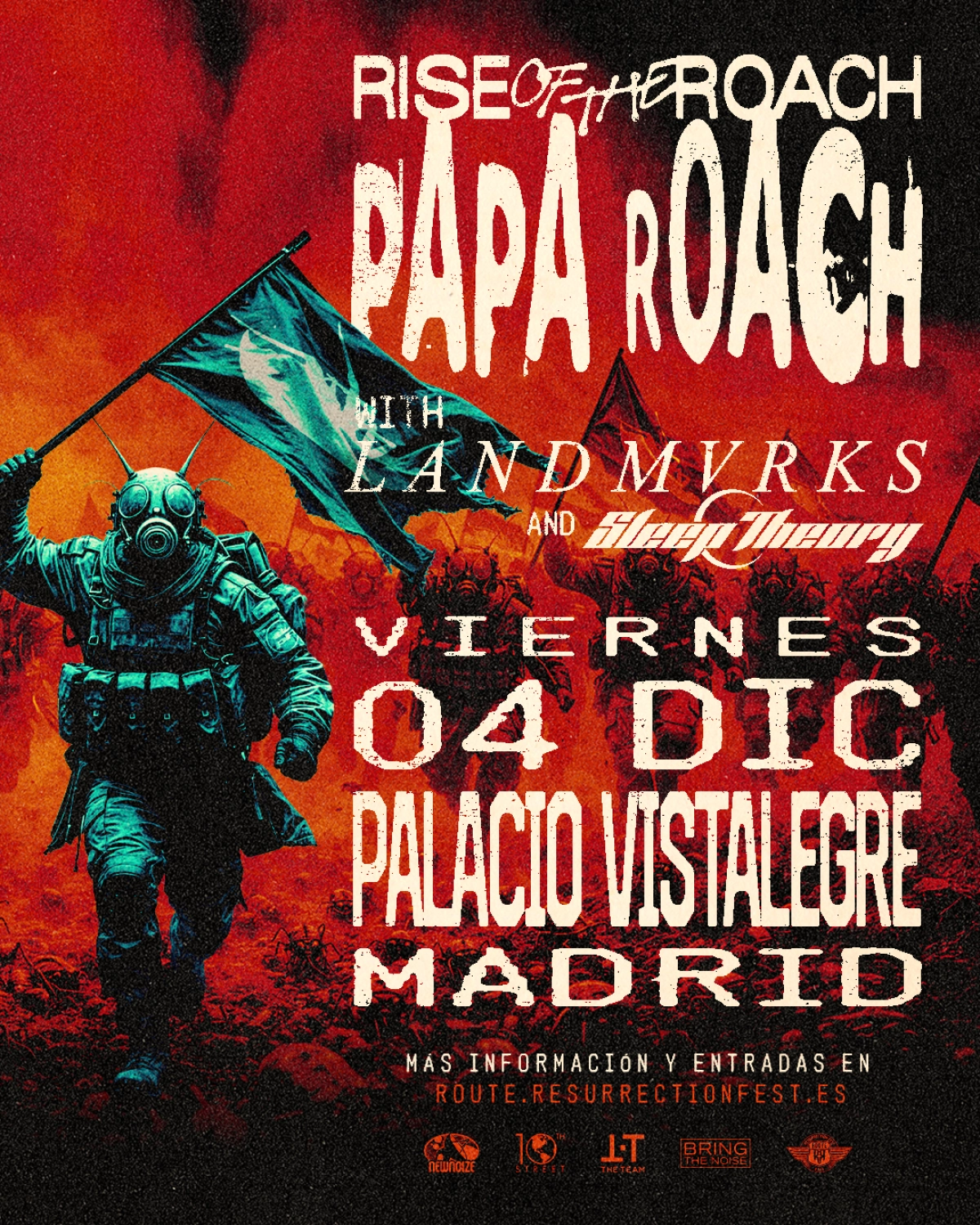 Papa Roach in der Palacio Vistalegre Tickets